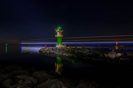 Pier lights by Martin s