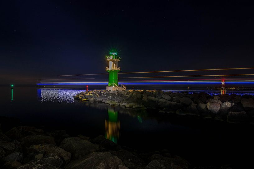 Pier lights by Martin s