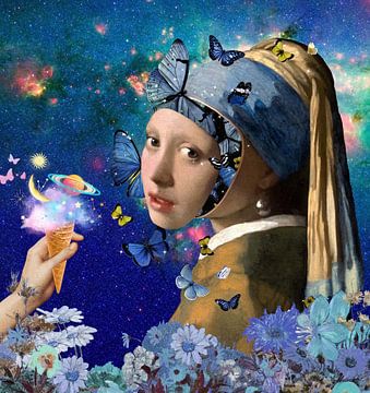 Art for Kids - Girl with a Pearl Earring by Gisela- Art for You