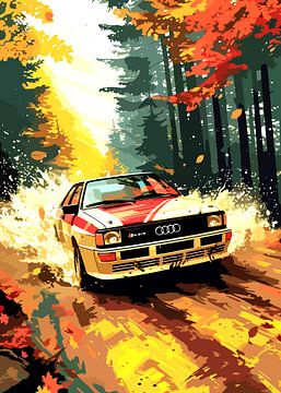 audi quatro rallye von Leader Fc