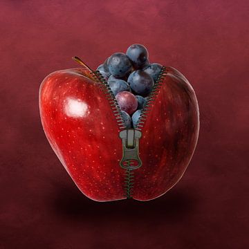Obst mit Reißverschluss