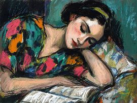 Verträumte Momente voller Farbe von Abstraktes Gemälde