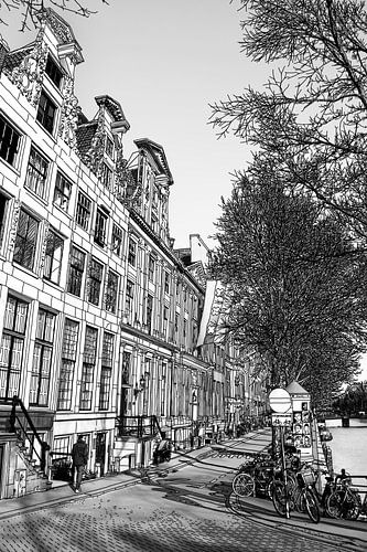 Pentekening Herengracht Amsterdam Tekening Lijntekening