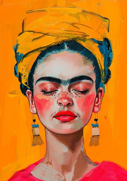 Frida Poster - Frida Kunstdruck von Niklas Maximilian