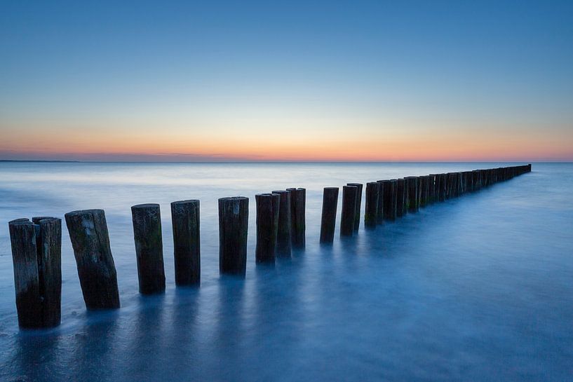 Groyne op de Oostzee van Sven-Erik Arndt