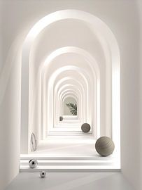Arched gallery with chrome details by shoott photography