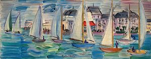 Raoul Dufy - Regatta in Deauville (1934)