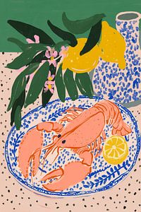 Lobster Plate No 03