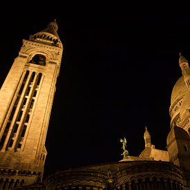 Montmartre bei Nacht von Joram Schilten