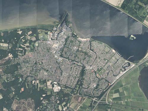 Luchtfoto van Huizen