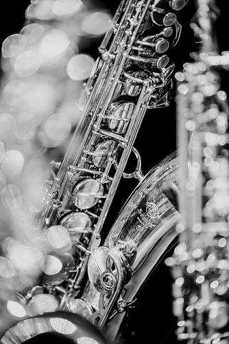 Saxofoon(s) in bokeh