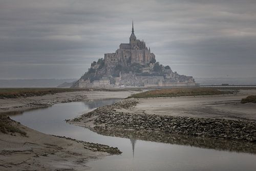 Le Mont Saint-Michel aan de horizon