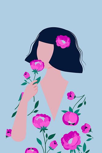 Pink Flowers in Spring