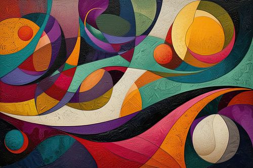 Mosaïque de courbes