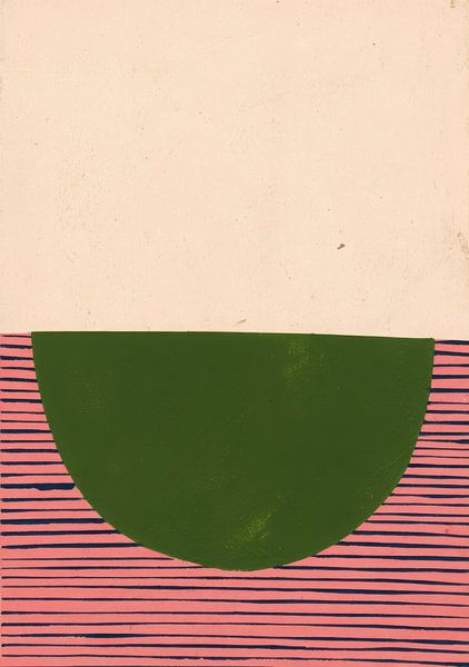 Minimalist colour block abstract artwork by Niklas Maximilian