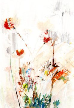 Fleurs d'ombre sur Claudia Gründler