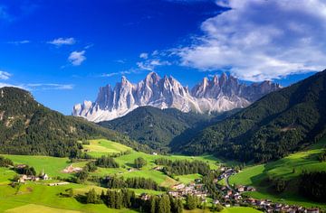 Geisler Group in the Dolomites by Dieter Meyrl