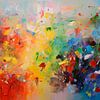 Abstract Kunstwerk Dag en Nacht van Maarten Knops