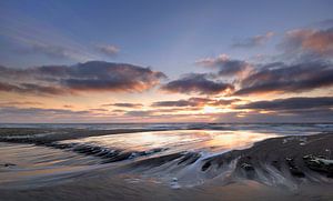 Strand von Texel bei Sonnenuntergang