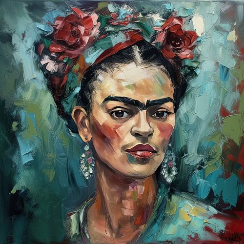 Frida Poster - Frida Kunstdruk Schilderij Kunst