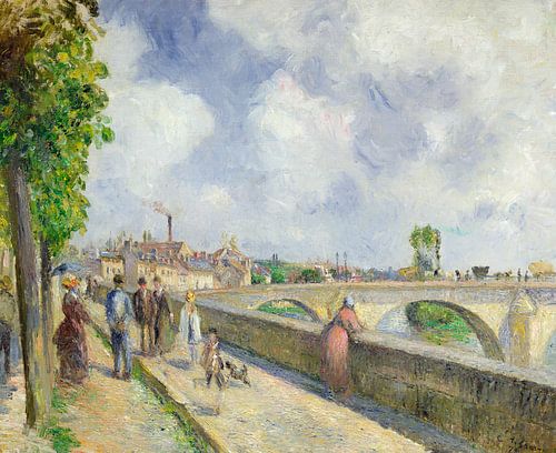 Camille Pissarro,De brug van Pontoise