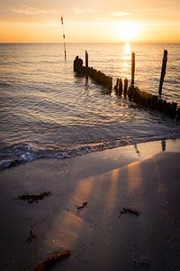 Lever de soleil sur la mer Baltique sur Martin Wasilewski