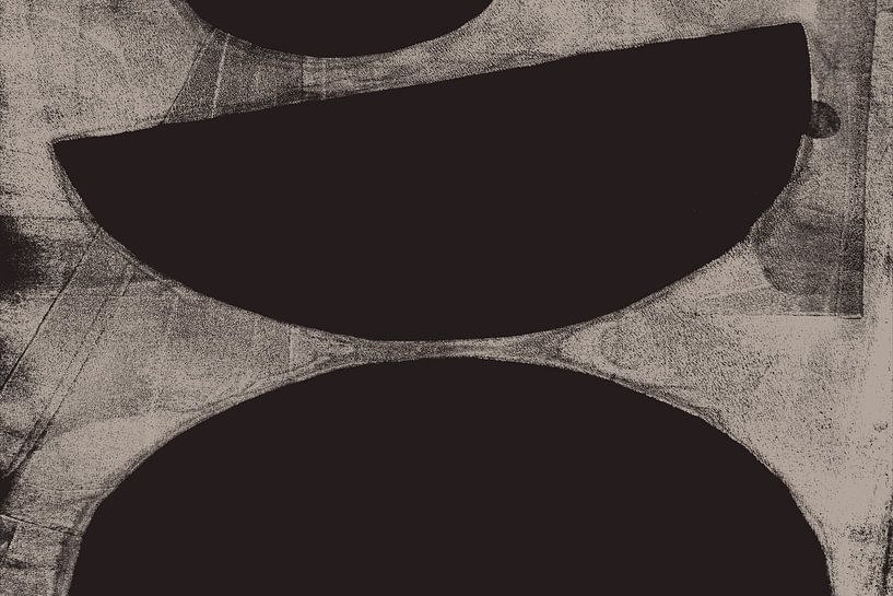 Abstract shapes in black and white. by Dina Dankers