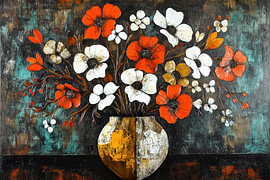 Painting of flowers by ARTEO Paintings