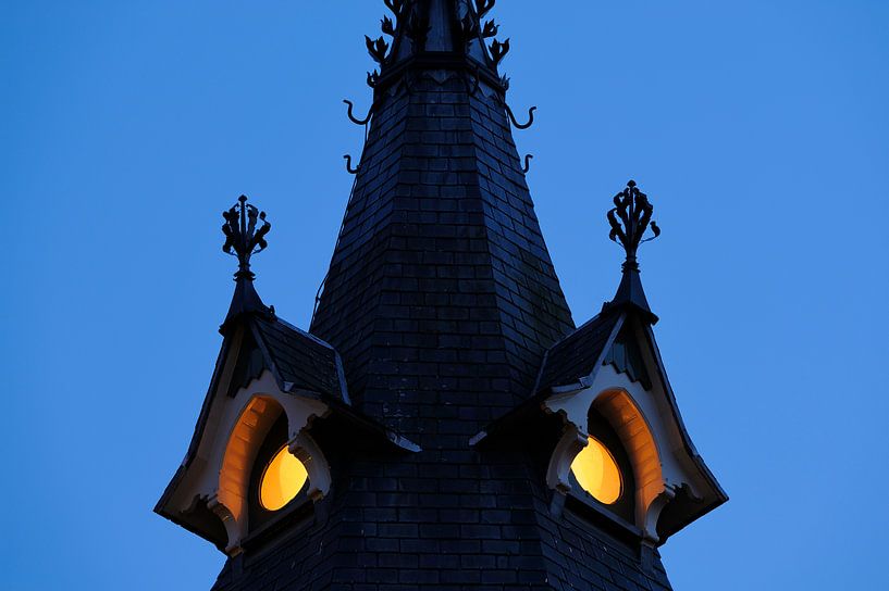 Eckturm von Sic Semper in Utrecht von Donker Utrecht