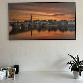 Kundenfoto: Sankt-Servatius-Brücke in Maastricht von Teun Ruijters, als poster