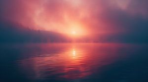 Sonnenuntergang über dem Mittelmeer