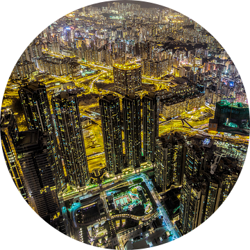 Hong Kong van bovenaf van Roy Poots