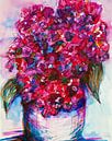 Pink hydrangea by Ineke de Rijk thumbnail
