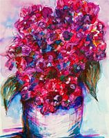 Pink hydrangea