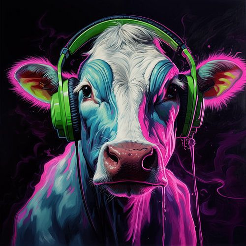 Cow neon by KoeBoe