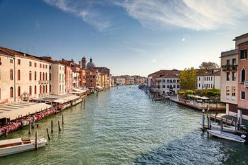 Hoofd kanaal in Venetië van Dennis Evertse