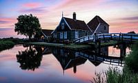 Zaanse Schans zonsopkomst