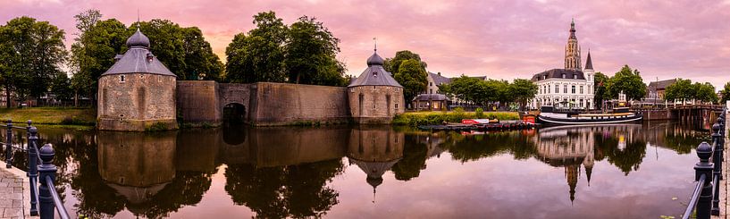 Ein farbenfrohes Panorama von Breda Spanjaardsgat von JPWFoto