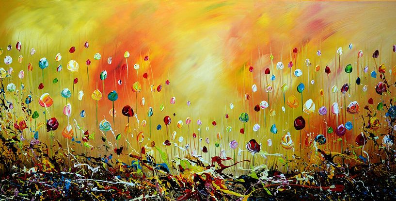 Flowers by Gena Theheartofart