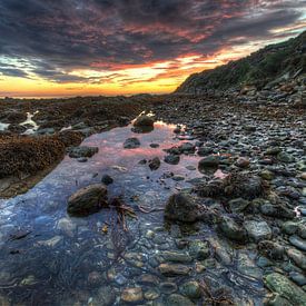 Sonnenuntergang in Schottland von Remy De Milde