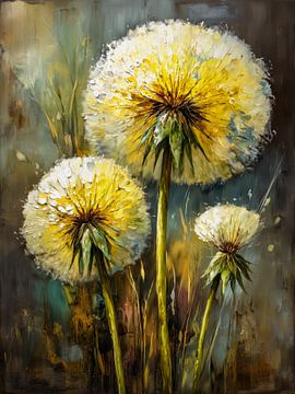 Paardenbloem dans in het avondlicht van Max Steinwald