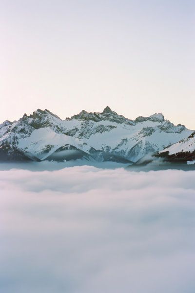 Peaks above the sea of clouds by Poster Art Shop