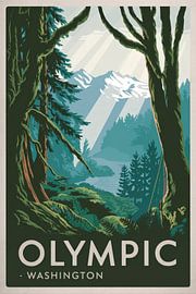 Olympic - Washington by Poster Art Shop
