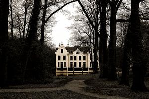 Staverden zwischen Herbst und Winter in Sepia