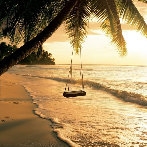 Hängesessel am Strand