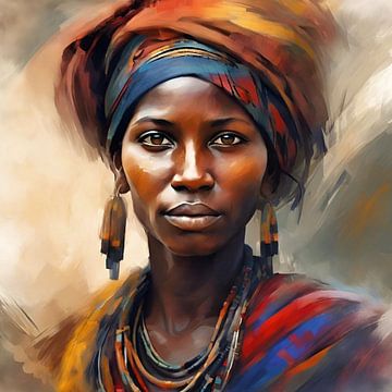 Masai woman by Gert-Jan Siesling