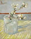 Blühender Mandelzweig in einem Glas - Vincent van Gogh von 1000 Schilderijen Miniaturansicht