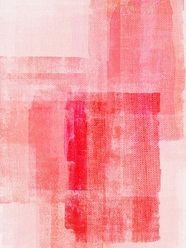 Oppervlakken 15 | Structuur Rood op Roze