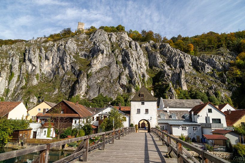 Vue idyllique du village de Markt Essing en Bavière par Reiner Conrad