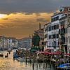Zonsondergang in Venetië van Kurt Krause
